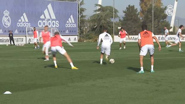 Vini's goal in today's training session before El Clásico